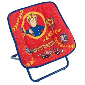 Fireman Sam Square Metal Fold Up Chair