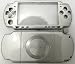 Ice Silver PSP 2000 Series Full Shell Cover Housing Replacement with Button Set