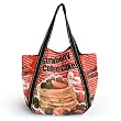 ILEA - [Coffee Cake] 100% Cotton Eco Canvas Shoulder Tote Bag / Shopper Bag / Multiple Pockets