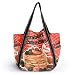 ILEA - [Coffee Cake] 100% Cotton Eco Canvas Shoulder Tote Bag / Shopper Bag / Multiple Pockets