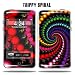 Apple iPod Touch Protective Vinyl Skin 2G 3G 2nd 3rd Generation 8GB 16GB 32GB - Trippy Spiral