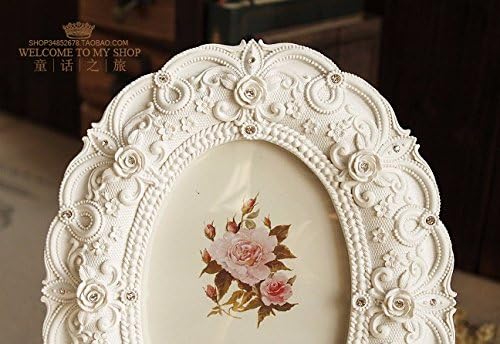 European retro wedding photo frame stereoscopic handmade white photo frame swing sets pastoral XK03