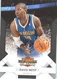 2009 /10 Panini Threads Basketball Card # 20 David West New Orleans Hornets Mint Condition - Shipped In Protective ScrewDown Display Case!