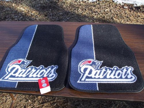 New England Patriots Car Mats 2 Piece universal fit Car Floor Mat (Rug)
