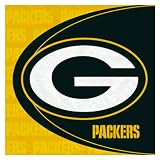 Lets Party By Hallmark Green Bay Packers Lunch Napkins