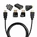 FarSail Gold Plated HDMI Adapter Combo with High Speed HDMI Cable (5FT/1.5M)