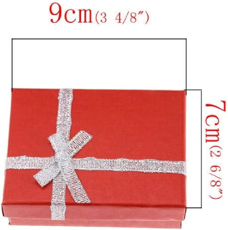 10 PCs Jewellery Gift Boxes Necklace Ring Bracelet Display Mixed 9cmx7cm