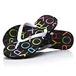 Roxy Electric Feel Womens Flip Flops in Black