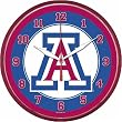 Arizona Wildcats Devils NCAA Round Wall Clock by Wincraft