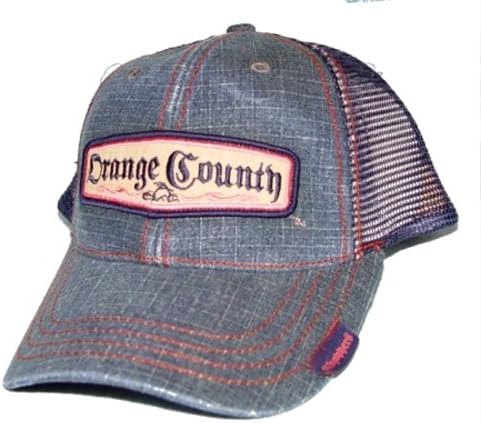 Orange County Choppers OCC mesh hat cap denim one size adjustable