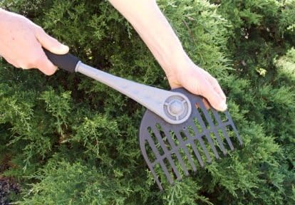 Rake-Away Ergonomic and Multidirectional Adjustable Hand Rake - Rake for Leaves, Lawn Leveling Rake, Thatch Rake, Leaf Rake, Garden Trowel and Cultivator - Perfect Garden Tools for Gardening & Mulch
