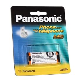 Panasonic 2.4V Replacement Cordless Telephone Battery (HHR-P105A) by Sharp