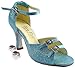 Very Fine Women's Salsa Ballroom Dance Shoes 1620 Adjustable Width - Dance Shoe Heel Protectors 2.5