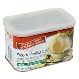 General Foods International Coffee, Naturally Decaffeinated French Vanilla Cafe Drink Mix, 9-Ounce Tins (Pack of 6)