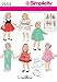 Simplicity Sewing Pattern 2454 Doll Wardrobe for 16