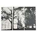 Set Of 3 Myah Wall Panels - Tree Pattern