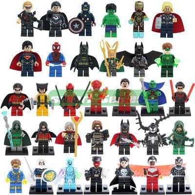 Complete 33pcs/lot Marvel Super Heroes Brick Building Blocks Children toys gifts Minifigures Compatible With Lego
