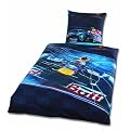 Global Labels G 58 600 RB3 120 Red Bull Racing Renforce Bettw�sche 135 x 200 cm Bettbezug und 80 x 80 cm Kissenbezug