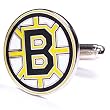 Boston Bruins NHL Logo'd Executive Cufflinks w/Jewelry Box