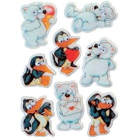 Herma - Scrap booking - Oursons et pingouins des glaces