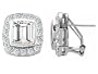 7.50 cttw 925 Genuine Emerald Cut White Topaz Earrings in 925 Sterling Silver