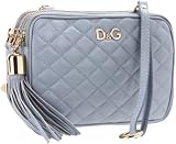 D&G Dolce & Gabbana Medium Mattelasse Leather Lily Glam Crossover