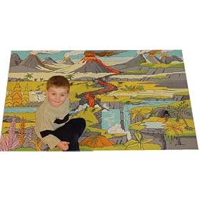 Volcano Playmat (150x100cm) - an exciting place for all your games!