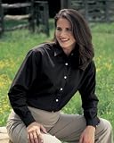 Tri-Mountain Women's Long Sleeve Twill Shirt. 802