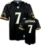 Byron Leftwich Jersey: Reebok Black Replica #7 Jacksonville Jaguars Jersey