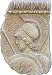 Athena Wearing Helmet Relief