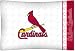 St. Louis Cardinals Baseball MVP Standard Pillowcase