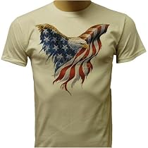 American Flag Bald Eagle U.S. Pride T-shirt BB1