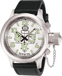 INVICTA RUSSIAN DIVER CHRONOGRAPH WATCH WHITE DIAL 7001