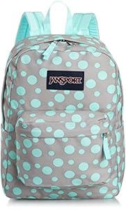 JanSport Superbreak Backpack (Grey Rabbit Sylvia Dot)