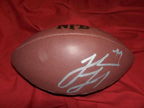 Miami Dolphins Jake Long Autographed NFL Wilson Composite Football, Proof Photo of Jake Signing for Us.