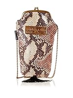 El armario de Lulú Funda de Gafas Charlestton Piton Rosa Única