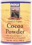 NOW Foods Organic Cocoa Powder Pure,  12 Ounce Can (Pack of 4)