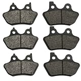 2000-2007 Harley FLHRCi Road King Classic Kevlar Carbon Front & Rear Brake Pads