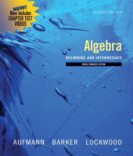 Bundle: Algebra: Beginning and Intermediate, Multimedia Edition, 2nd + Enhanced WebAssign Homework and eBook Access Card for One Term Math and Science