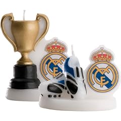 Dekoback 03-08-00036 Kuchenkerzen-Set Real Madrid