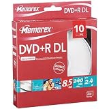 Memorex - 10 x DVD+R DL - 8.5 GB ( 240min ) 8x - spindle - storage media