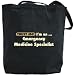 All Products : Canvas Tote Bag Black " Trust Me, I Am Emergency Medicine Specialist " Occupations