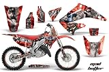 AMR Racing Honda Cr125 Mx Dirt Bike Graphic Kit - 1995-2008: Mad Hatter: Red