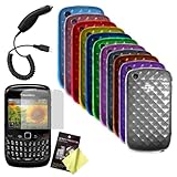 Eleven 3D Diamond Flex-Gel Soft Cases / Skins / Covers (Blue, Pink, Red, Ye ....