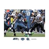 NFL Seattle Seahawks Marshawn Lynch In Your Face Mural Wall Graphic