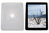 KingCase iPad Hard Case * Sequin Sparkle * (White) - For Apple iPad (Fits ALL iPad Wifi & 3G models)