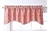 Stylemaster Twill and Birch Bryce Chenille Scalloped Valance with Cording, 55 by 17-Inch, Rust