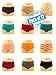Women's 12 Pack Cotton Spandex Super Fit Boyshort Panty Briefs -Assorted Grab of Colors