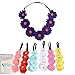Gellwhu 7pcs Women's Boho Summer Beach Garland Sun Flower Headbands