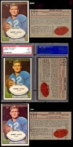 1953 Bowman Regular (Football) Card# 21 Bobby Layne of the Detroit Lions VGX Condition